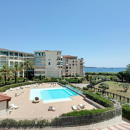 Antibes Les Pins 2 Pieces Vue Mer Piscine Parking Exterior foto
